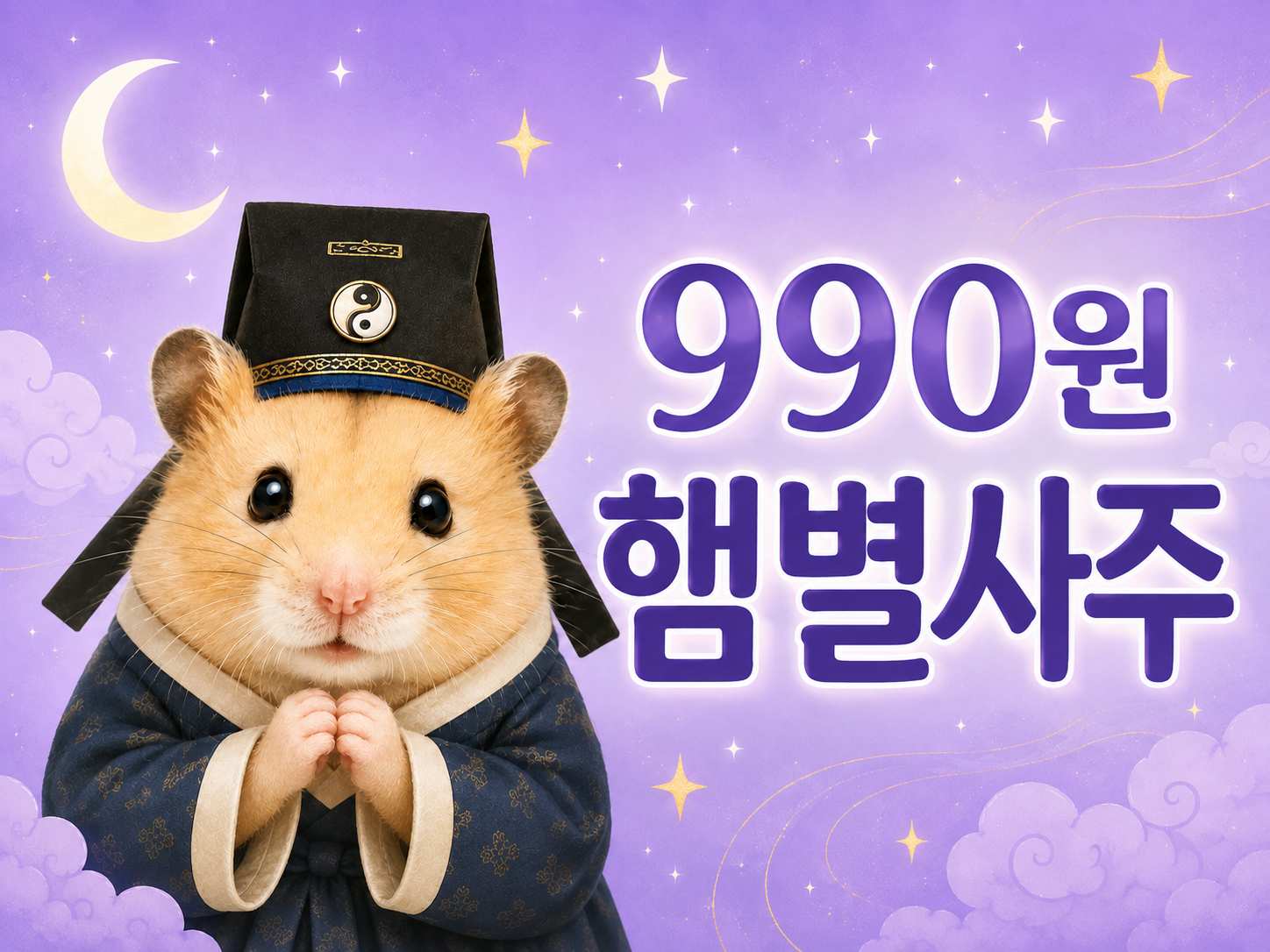 서울 서초구 햄별사주 체험단 모집! 990원 사주풀이 서비스